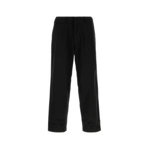 Nanamica Men Black Cotton Blend Pant